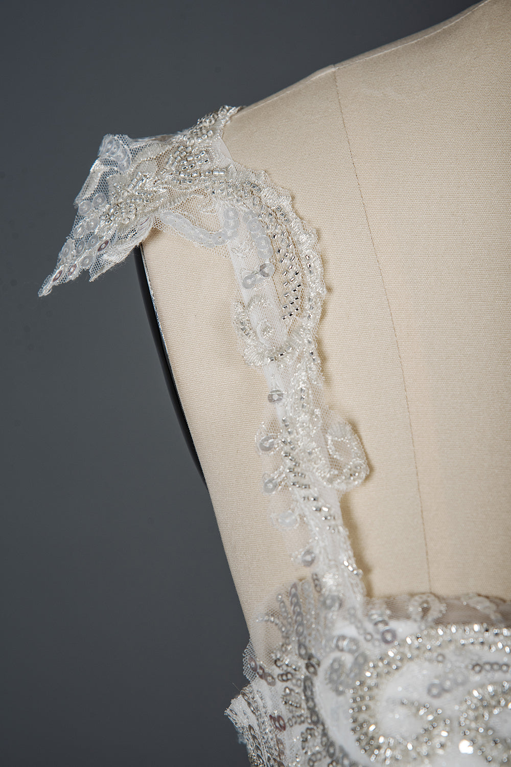 Straps Sweetheart Pleated Ball Gown Wedding Dress with Sequins-BallBride