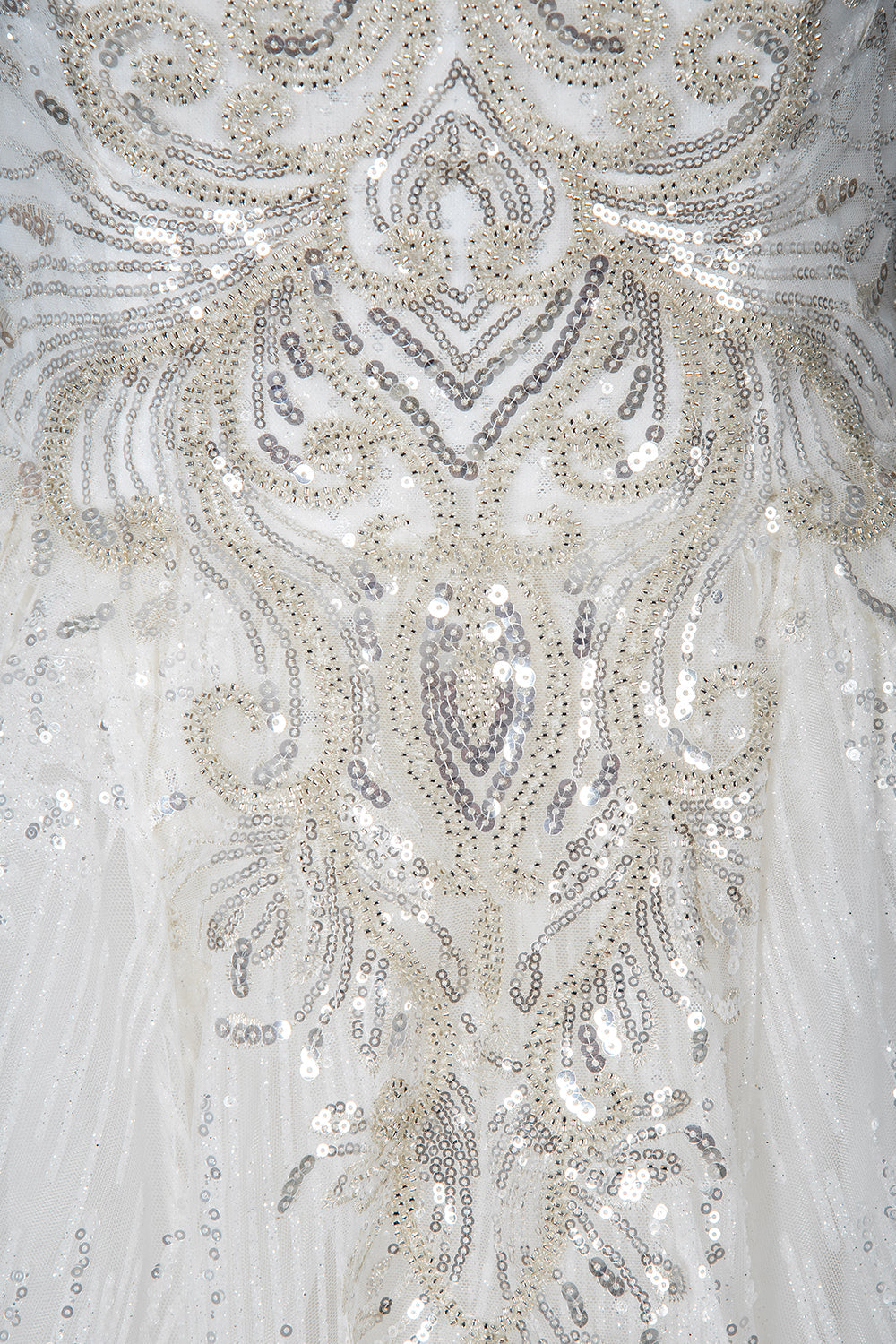 Straps Sweetheart Pleated Ball Gown Wedding Dress with Sequins-BallBride