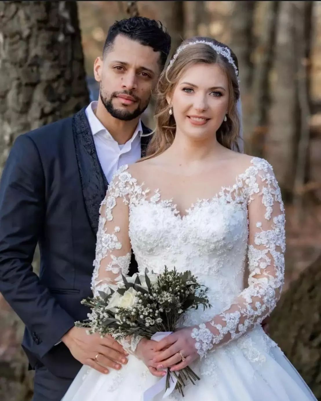 Vintage A-line Sweetheart Wedding Dresses with Long Sleeves Lace-BallBride